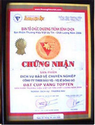 Giấy chứng nhận, giấy khen, cup…