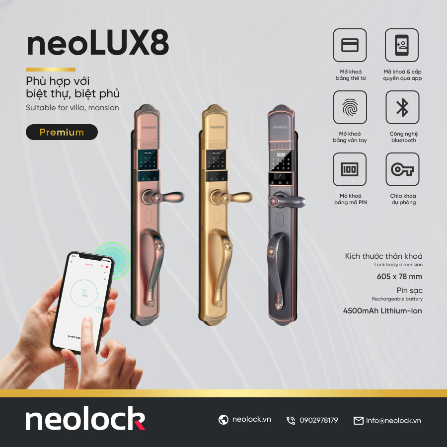 Hệ thống khóa cửa Neolock