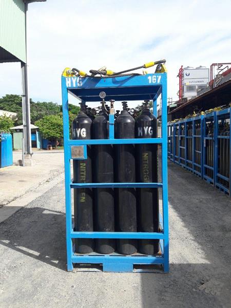 Bộ rack chứa chai khí