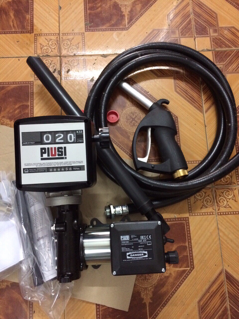 Bơm dầu piusi drum panther DC 24/12