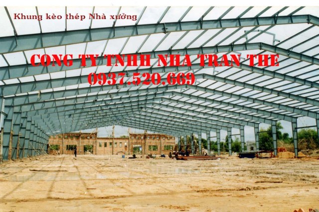 Nhà xưởng nhà thép tiền chế