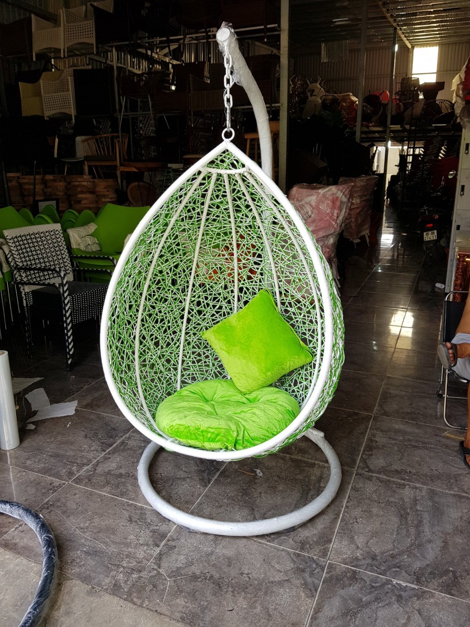 Xích đu giả mây
