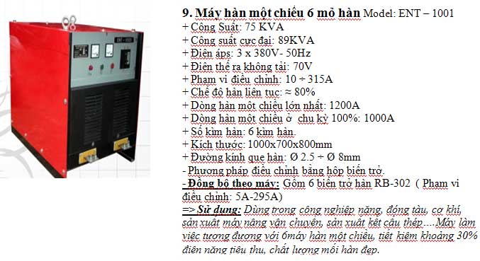 Máy hàn Trung Thắng