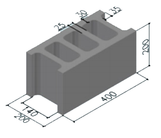 Gạch 3 lỗ thủng A200T3