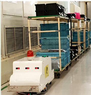 AGV kéo hàng tự động