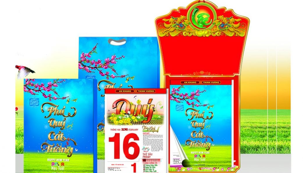 Bộ lịch khánh treo
