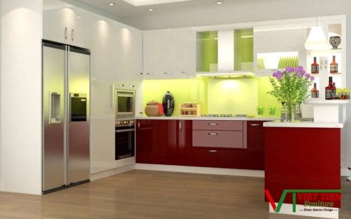 Tủ bếp Acrylic An Cường