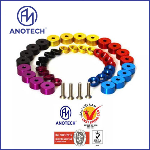 Anode nhôm nhiều màu