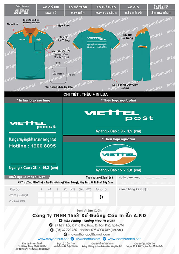 Áo Viettel Post