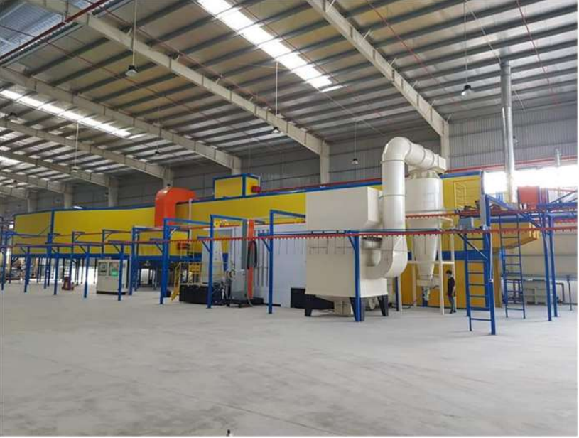 Hệ thống sơn tĩnh điện tự động
