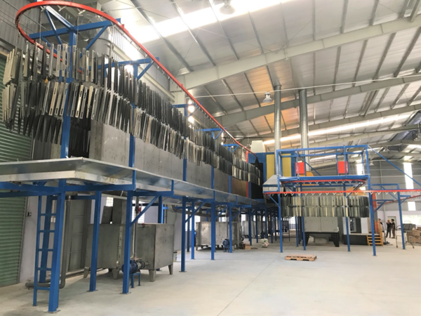 Dây chuyền sơn tĩnh điện tự động