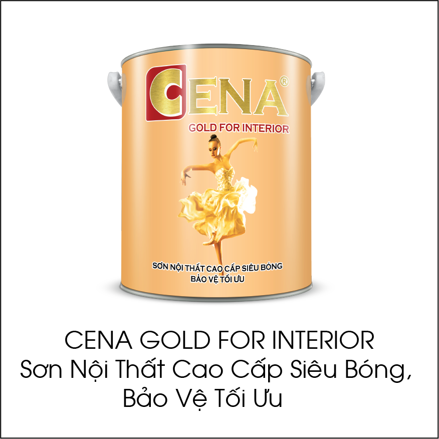 Cena Gold For Interior sơn nội thất cao cấp siêu bóng, bảo vệ tối ưu