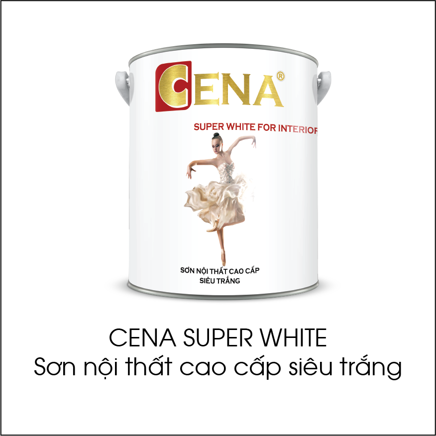 Cena Super White sơn nội thất cao cấp siêu trắng