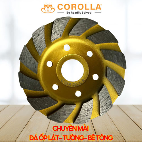 Bát mài đá hoa cương COROLLA vàng