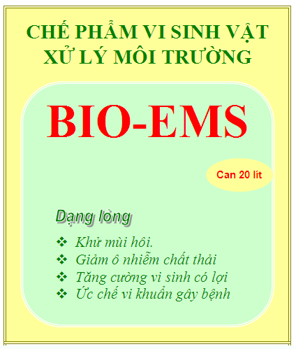 Chế phẩm vi sinh xử lý môi trường BIO-EMS