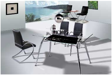 Bộ bàn ghế inox