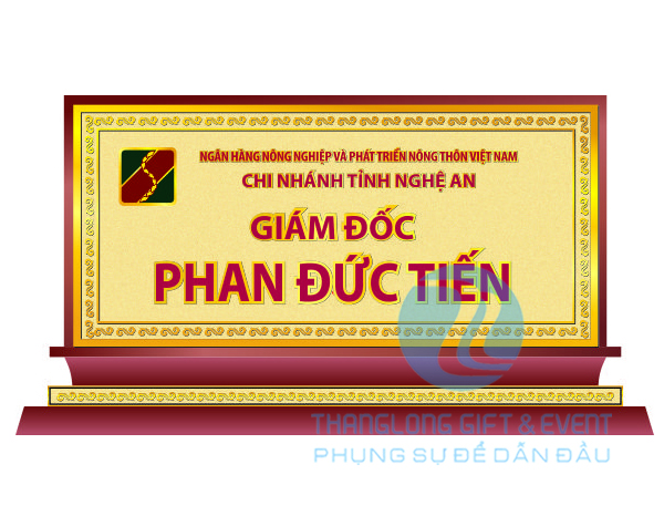 Bảng chức danh để bàn