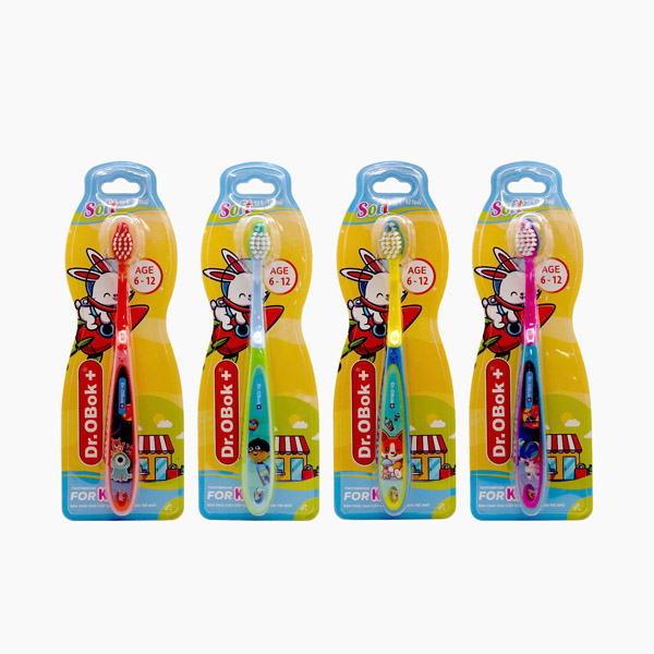 Bàn chải Dr Obok Plus trẻ em 6-12 tuổi