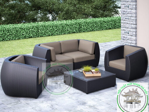 Bàn ghế sofa mây nhựa cao cấp E120