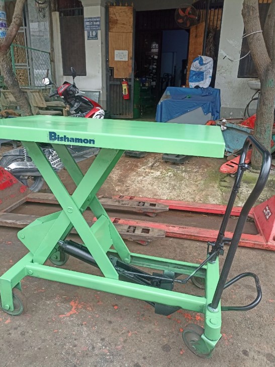 Bàn nâng thủy lực Nhật 2nd Bishamon tải trọng 750kg