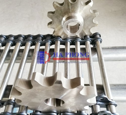 Băng tải inox cây ty (Băng tải đũa)