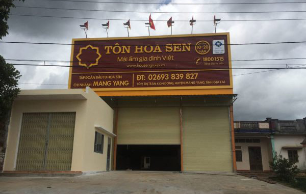 Bảng hiệu chữ tôn sơn tĩnh điện