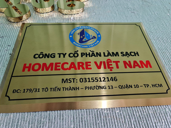 Bảng tên inox
