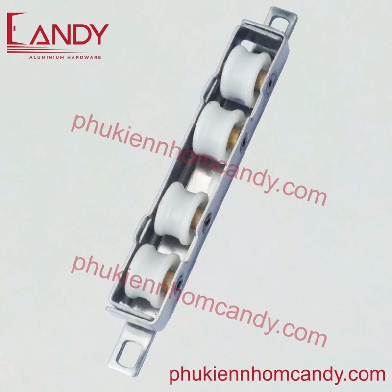 Bánh xe 4 bánh xe h55 inox - bánh nhựa