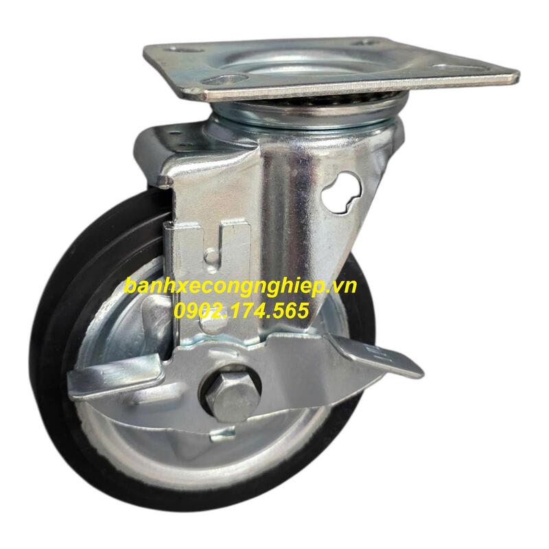Bánh xe cao su lõi thép tải nặng Caster Serie 4