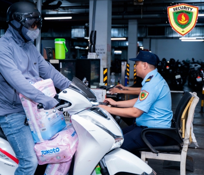 Bảo vệ bãi xe