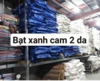 Bạt xanh cam 2 da
