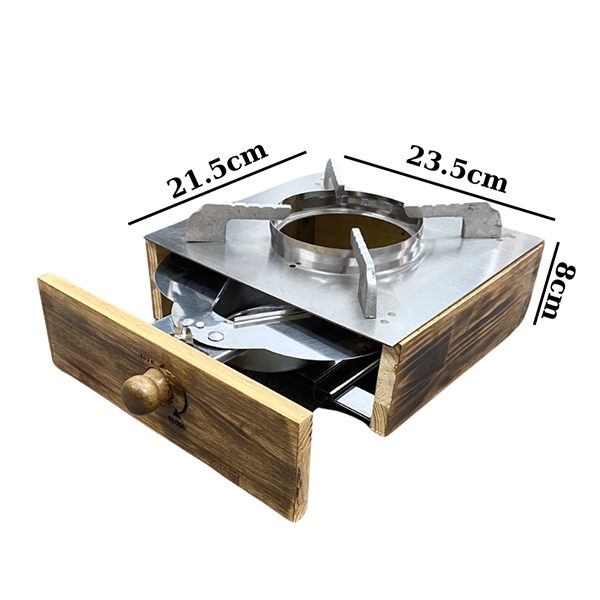 Bếp cồn ngăn kéo gỗ
