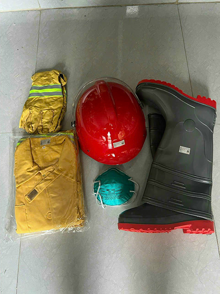 Bộ đồng phục PCCC đầy đủ
