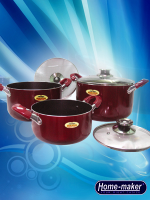 Bộ nồi hợp kim nhôm cao cấp đáy từ