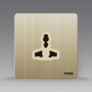 Ổ cắm 3 chấu A300 Gold Series