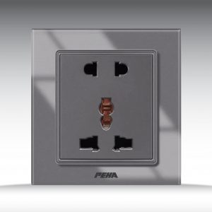 Ổ cắm 5 chấu Aura Glass
