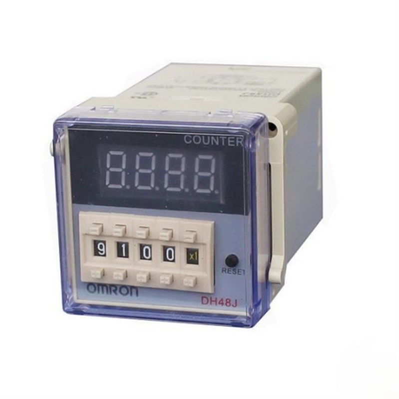 Bộ đếm Omron DH48J-8 chân tròn 220V