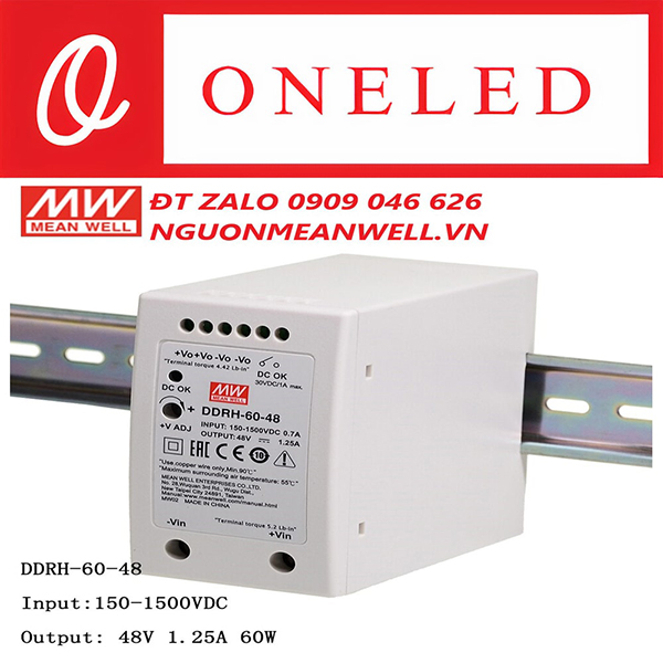 Bộ nguồn Meanwell DDRH-60-48