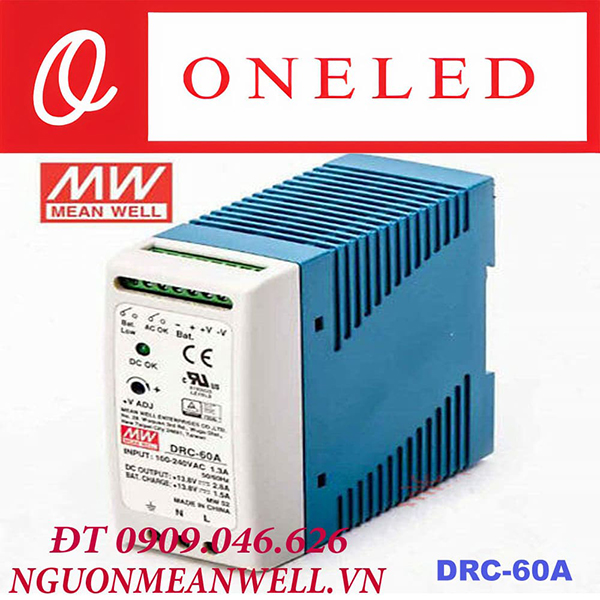 Bộ nguồn Meanwell DRC-60A