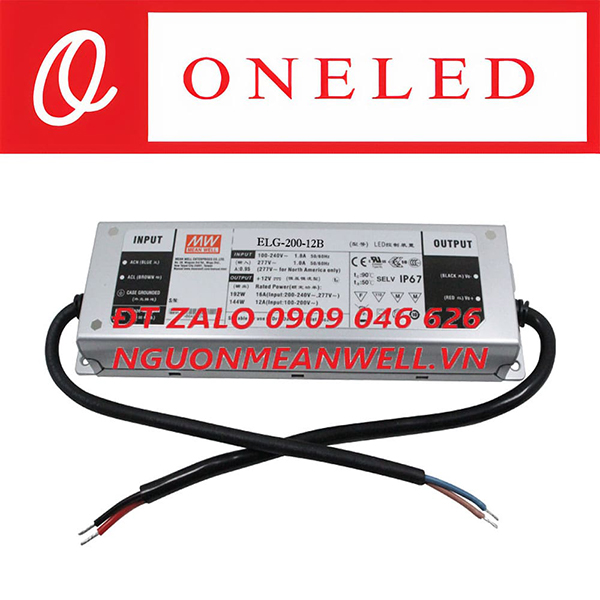 Bộ nguồn Meanwell ELG-200-12B