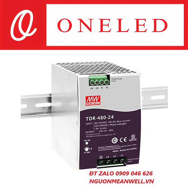 Bộ nguồn Meanwell TDR-480-24