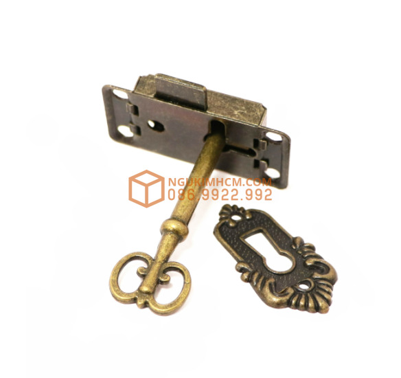 Bộ ổ khóa giả cổ cho cánh tủ