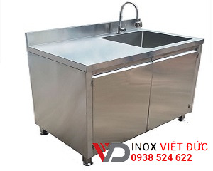 Bồn rửa chén có tủ inox
