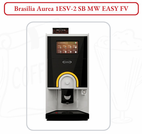 Máy pha cà phê tự động Brasilia Aurea 1ESV 2 SB MW EASY FV