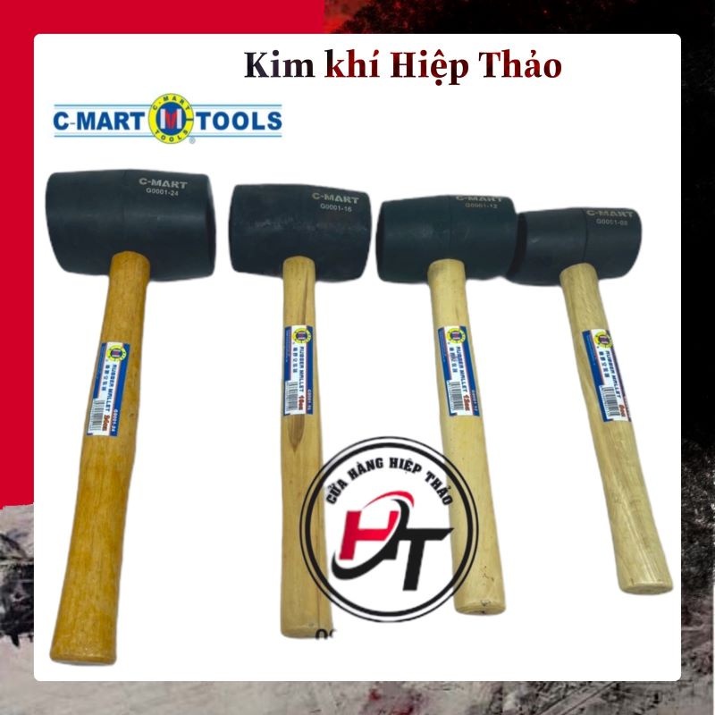 Búa cao su cán gỗ Cmart Đài Loan