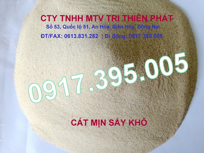Cát mịn sấy khô