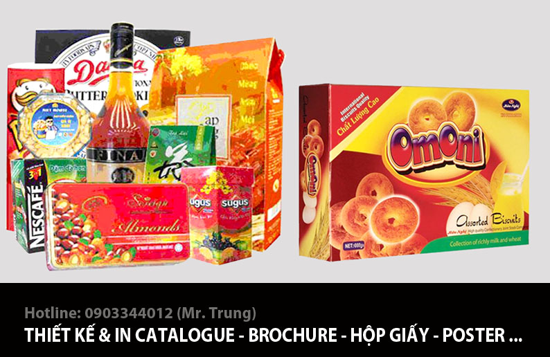 Thiết kế - in ấn hộp thực phẩm