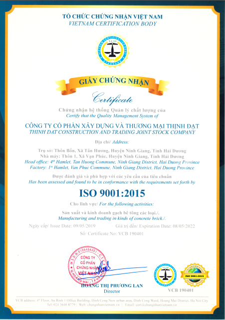 Chứng nhận chứng chỉ