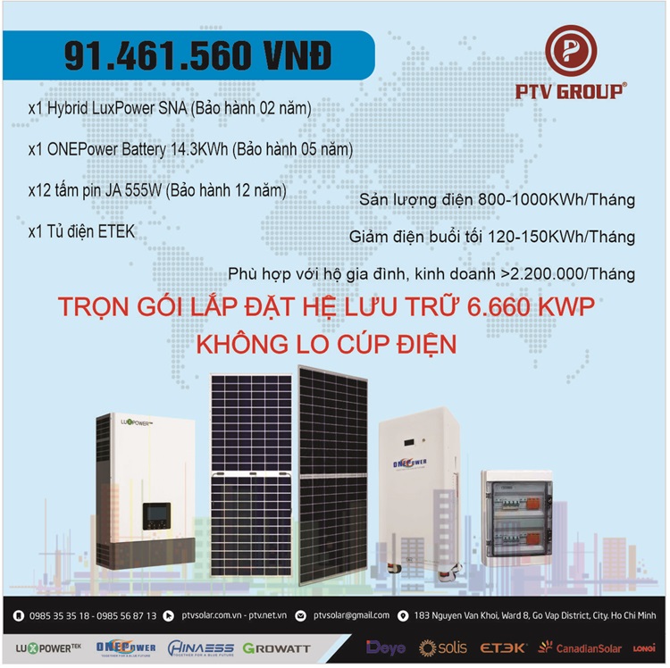 Combo lưu trữ SNA + ONEPower