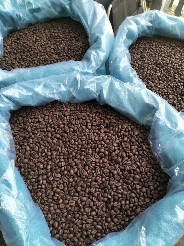 Cà phê rang hạt Robusta